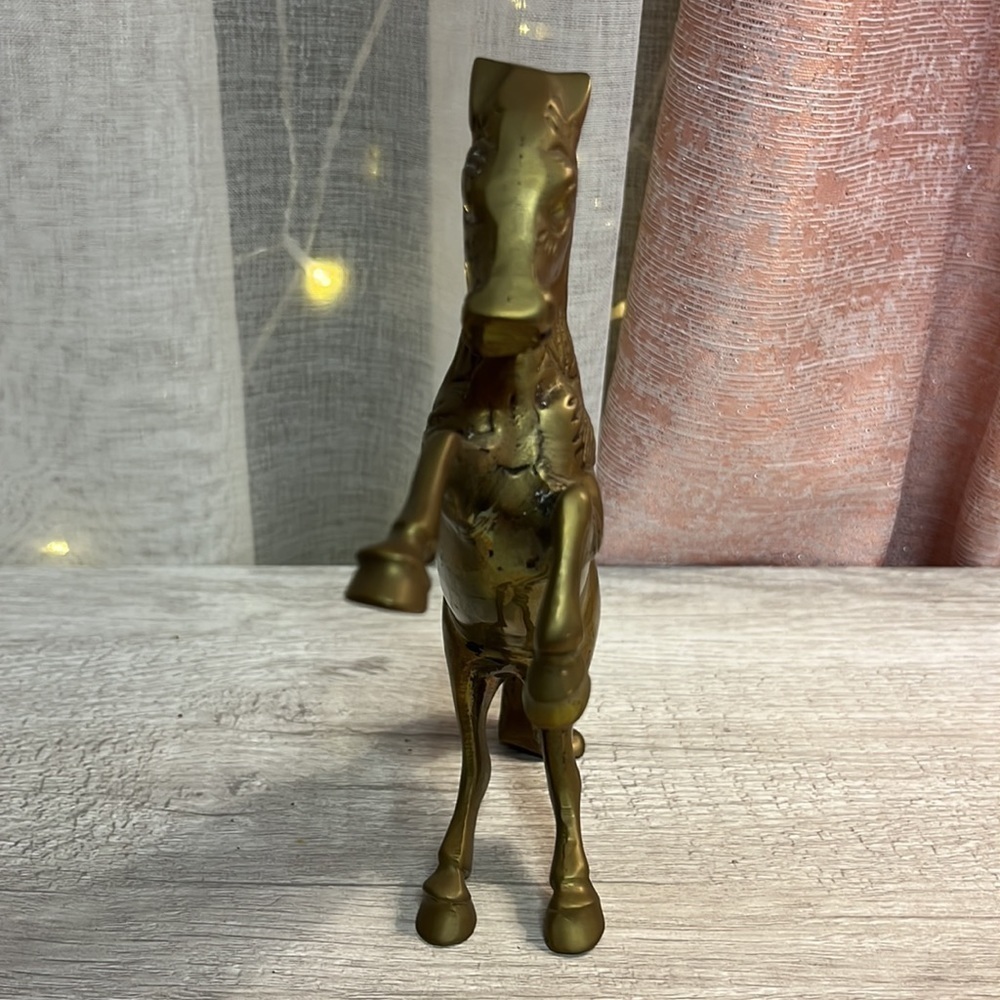 Brass Rearing Horse - Picture 2 of 8